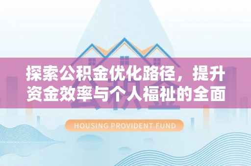 海伦探索公积金优化路径，提升资金效率与个人福祉的全面解析