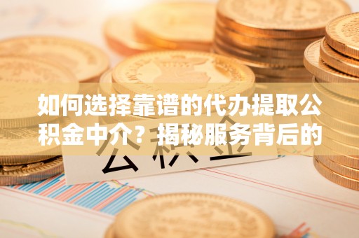 海伦如何选择靠谱的代办提取公积金中介？揭秘服务背后的真相
