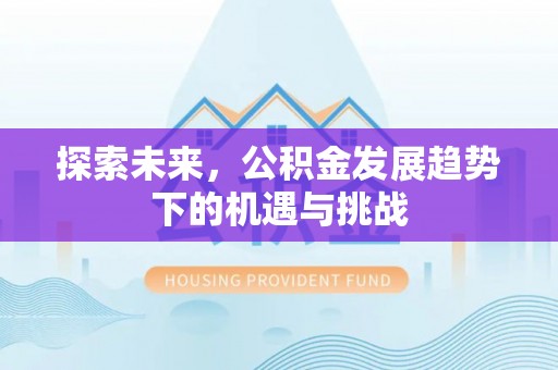 海伦探索未来，公积金发展趋势下的机遇与挑战