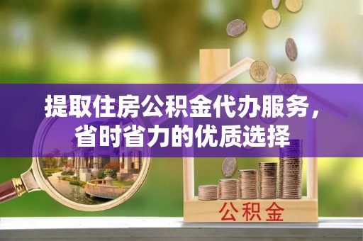 海伦提取住房公积金代办服务，省时省力的优质选择
