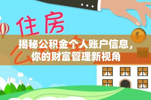 海伦揭秘公积金个人账户信息，你的财富管理新视角