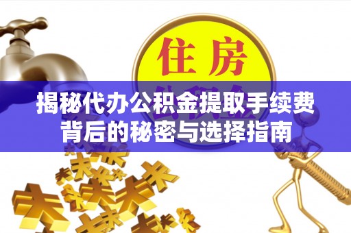 海伦揭秘代办公积金提取手续费背后的秘密与选择指南