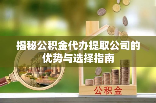 海伦揭秘公积金代办提取公司的优势与选择指南