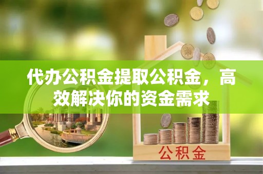 海伦代办公积金提取公积金，高效解决你的资金需求